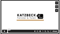 Film ab! KATZBECK Fenster & Türen